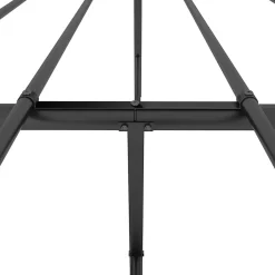 Vidaxl Cadre de lit métal avec tête de lit noir 120x190 cm 350861 Hot