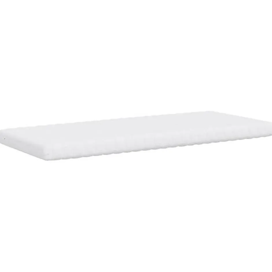 Vidaxl Matelas en mousse blanc 80x200 cm 7 zones dureté 20 ILD,matelas de lit,matelas rafraîchissant,matelas souple,356349 Best