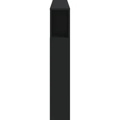 Vidaxl Tête de Lit à LED, Accessoire de Lit, Tête de Cadre de Lit, Meuble de Chambre à Coucher, Noir 200x18,5x103,5 cm Bois 837366 Sale