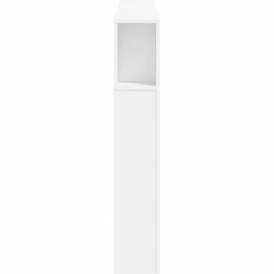 Vidaxl Tête de Lit à LED, Panneau de Lit avec Rangement, Accessoire de Cadre de Lit, Meuble de Chambre à Coucher Maison, 837365