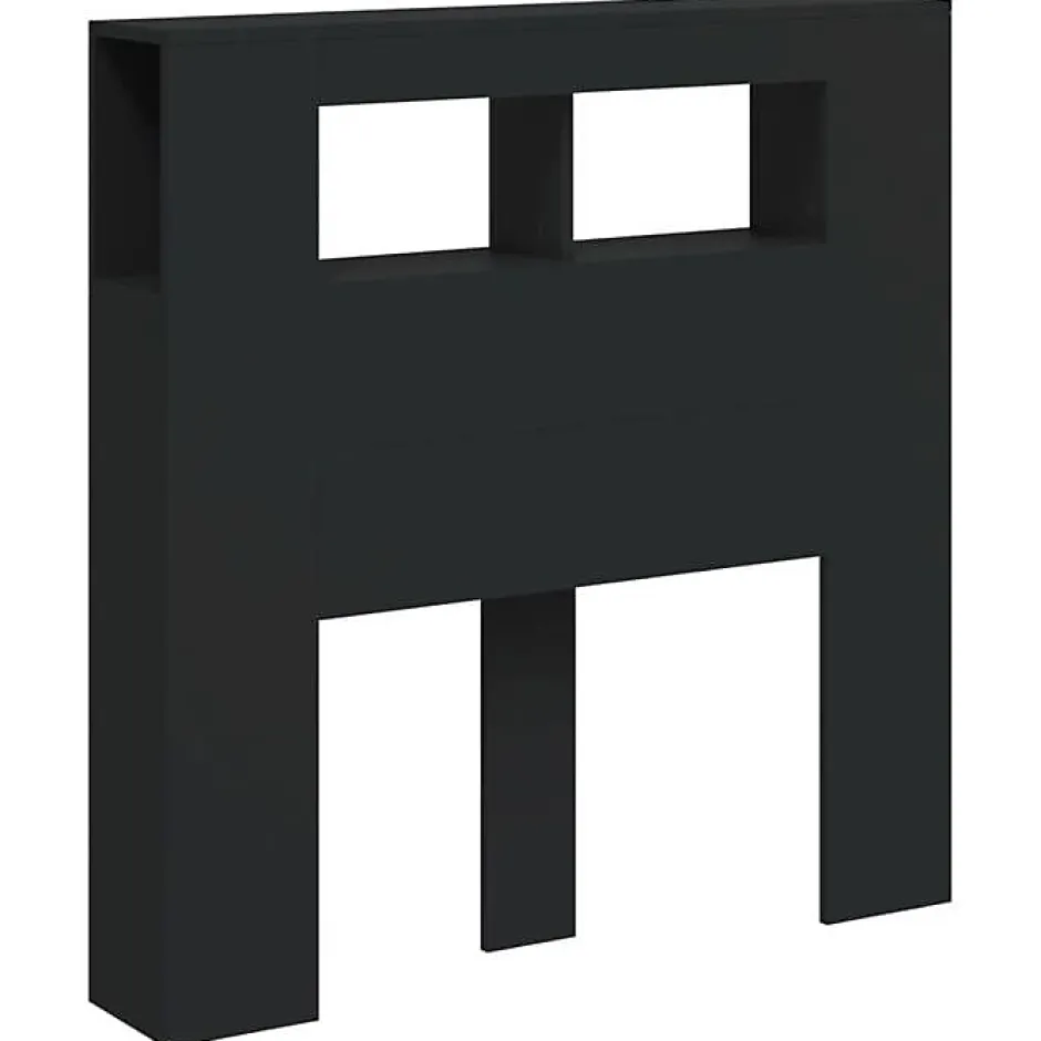 Vidaxl Tête de Lit à LED, Tête de Cadre de Lit, Accessoire de Lit Simple, Meuble de Chambre à Coucher Maison Intérieur, Noir 83733 New