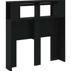 Vidaxl Tête de Lit à LED, Tête de Cadre de Lit, Accessoire de Lit Simple, Meuble de Chambre à Coucher Maison Intérieur, Noir 83733 New