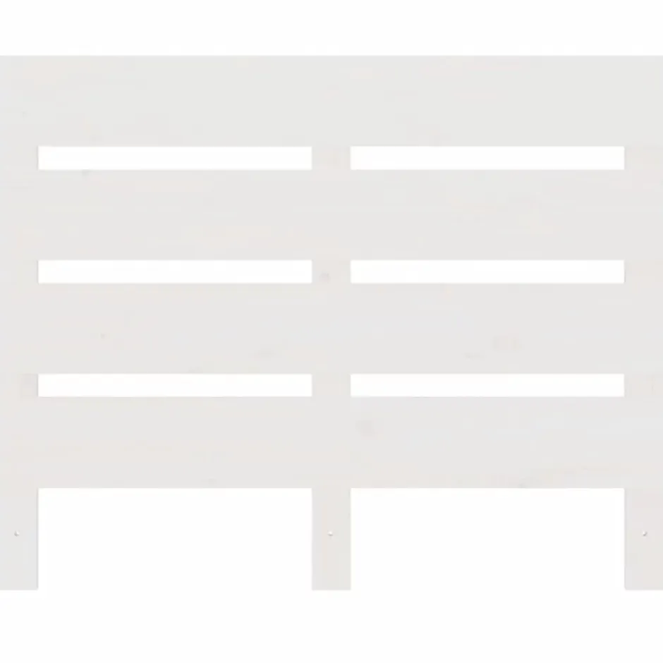 Vidaxl Tête de lit Blanc 90x3x80 cm Bois massif de pin821328 Best