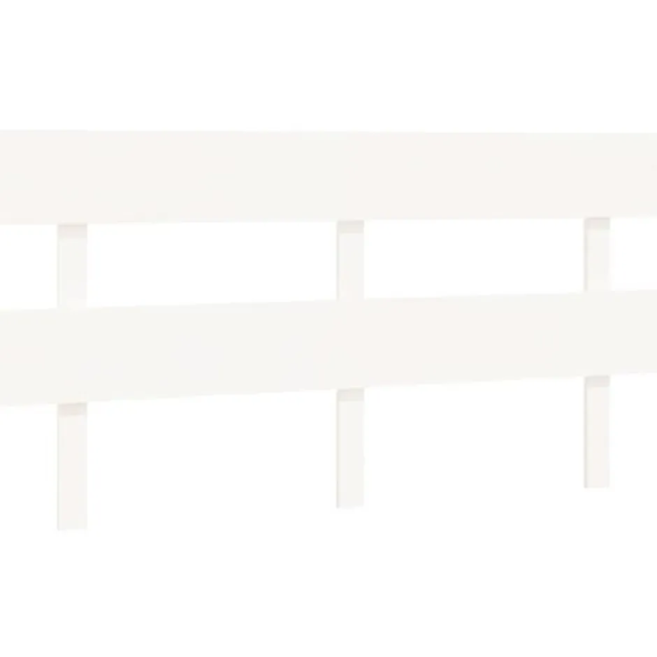 Vidaxl Tête de lit Blanc 164x3x81 cm Bois massif de pin 819081 New