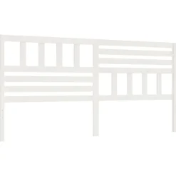 Vidaxl Tête de lit Blanc, 186x4x100 cm Bois massif de pin
