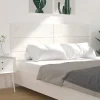 Vidaxl Tête de lit Blanc 146x4x100 cm Bois massif de pin 818721 Clearance