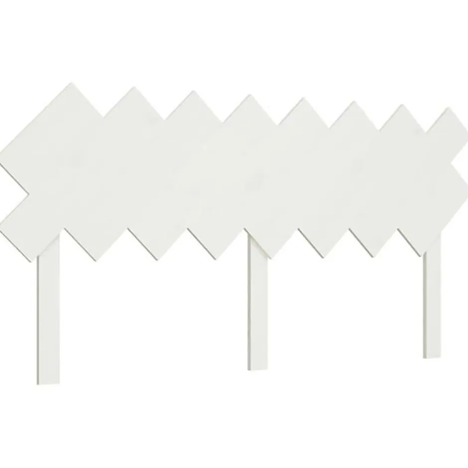 Vidaxl Tête de lit Blanc 159,5x3x80,5 cm Bois massif de pin 819231 Discount