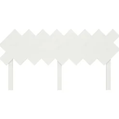 Vidaxl Tête de lit Blanc 159,5x3x80,5 cm Bois massif de pin 819231 Discount