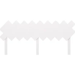 Vidaxl Tête de lit Blanc 178x3x80,5 cm Bois massif de pin 819236