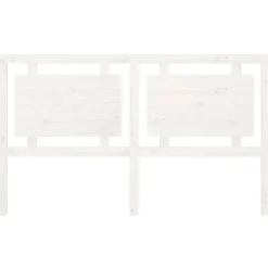 Vidaxl Tête de lit Blanc 165,5x4x100 cm Bois massif de pin 817951