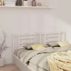 Vidaxl Tête de lit Blanc 166x4x100 cm Bois de pin massif 818831