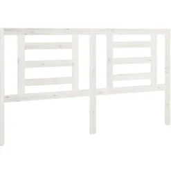 Vidaxl Tête de lit Blanc 166x4x100 cm Bois de pin massif 818831