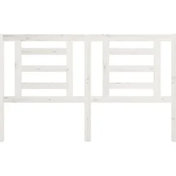 Vidaxl Tête de lit Blanc 166x4x100 cm Bois de pin massif 818831