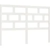 Vidaxl Tête de lit Blanc, 166x4x100 cm Bois massif de pin