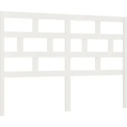 Vidaxl Tête de lit Blanc, 166x4x100 cm Bois massif de pin
