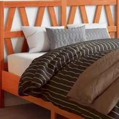 Vidaxl Tête de lit cire marron 160 cm bois massif de pin 844306 Hot