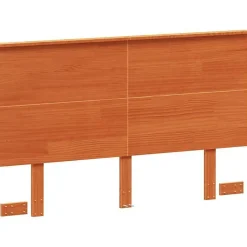 Vidaxl Tête de lit cire marron 120 cm bois massif de pin 844372