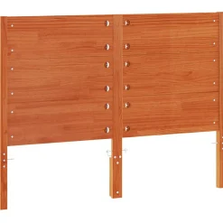 Vidaxl Tête de lit cire marron 160 cm bois massif de pin 844326