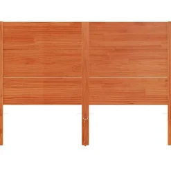 Vidaxl Tête de lit cire marron 135 cm bois massif de pin 844323