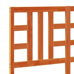 Vidaxl Tête de lit cire marron 135 cm bois massif de pin 844190
