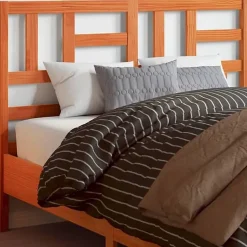 Vidaxl Tête de lit cire marron 160 cm bois massif de pin 844263 Online