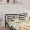 Vidaxl Tête de lit Gris 186x4x100 cm Bois de pin massif 818837 Best