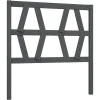 Vidaxl Tête de lit Gris 81x4x100 cm Bois massif de pin 818597
