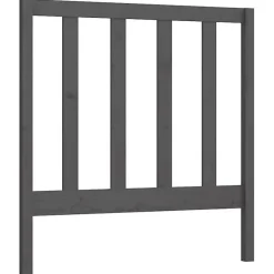 Vidaxl Tête de lit Gris 95x4x100 cm Bois massif de pin822239