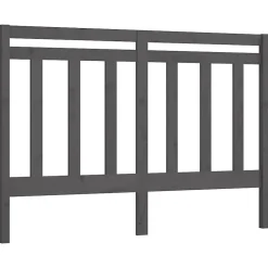 Vidaxl Tête de lit Gris 146x4x100 cm Bois massif de pin 817792 Sale