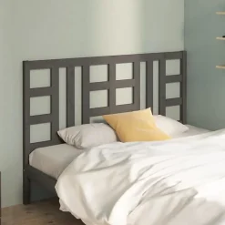 Vidaxl Tête de lit Gris 166x4x100 cm Bois massif de pin 817852 Discount