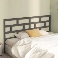 Vidaxl Tête de lit Gris 186x4x100 cm Bois massif de pin