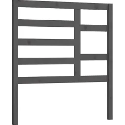 Vidaxl Tête de lit Gris 81x4x104 cm Bois massif de pin 818117 Clearance