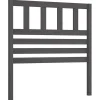 Vidaxl Tête de lit Gris 81x4x100 cm Bois massif de pin