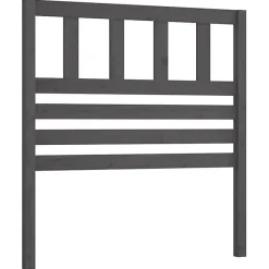 Vidaxl Tête de lit Gris 81x4x100 cm Bois massif de pin