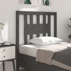 Vidaxl Tête de lit Gris 106x4x100 cm Bois massif de pin 818657