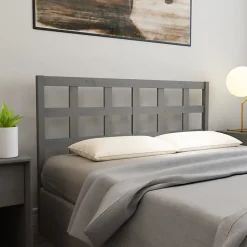 Vidaxl Tête de lit Gris 156x4x100 cm Bois massif de pin 817897 Best