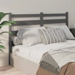 Vidaxl Tête de lit Gris 186x4x100 cm Bois massif de pin 818437