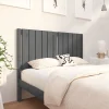 Vidaxl Tête de lit Gris 125,5x4x100 cm Bois massif de pin 818862
