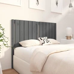 Vidaxl Tête de lit Gris 125,5x4x100 cm Bois massif de pin 818862