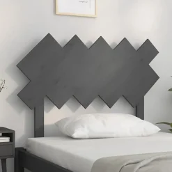 Vidaxl Tête de lit Gris 104x3x80,5 cm Bois massif de pin 819207