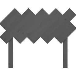 Vidaxl Tête de lit Gris 104x3x80,5 cm Bois massif de pin 819207