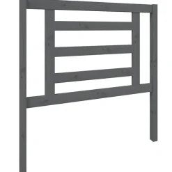 Vidaxl Tête de lit Gris 96x4x100 cm Bois massif de pin 818802