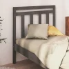 Vidaxl Tête de lit Gris 81x4x100 cm Bois massif de pin 817767