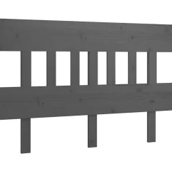Vidaxl Tête de lit Gris 163,5x3x81 cm Bois massif de pin 819132