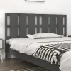 Vidaxl Tête de lit Gris 165,5x4x100 cm Bois massif de pin 818002 Outlet