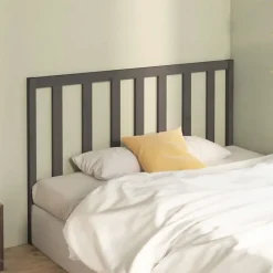 Vidaxl Tête de lit Gris 166x4x100 cm Bois massif de pin 817702 Best