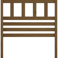 Vidaxl Tête de lit Marron miel 81x4x100 cm Bois massif de pin