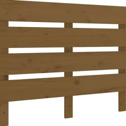 Vidaxl Tête de lit Marron miel 100x3x80 cm Bois massif de pin821335