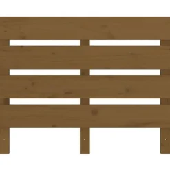 Vidaxl Tête de lit Marron miel 100x3x80 cm Bois massif de pin821335