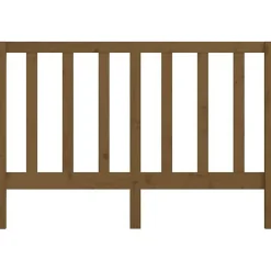 Vidaxl Tête de lit Marron miel 146x4x100 cm Bois massif de pin 817693